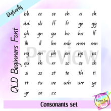 Load image into Gallery viewer, QLD Beginners Consonants Digraph Set + FREE GIFT