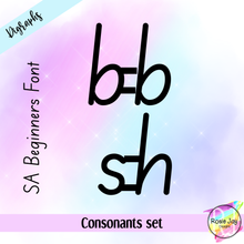 Load image into Gallery viewer, SA Beginners Consonants Digraph Set + FREE GIFT