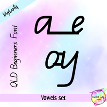 Load image into Gallery viewer, QLD Beginners Vowel Digraph Set + FREE GIFT