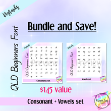 Load image into Gallery viewer, QLD Beginners Digraph Full Set + FREE GIFT