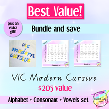 Load image into Gallery viewer, VIC Modern Cursive BEST VALUE bundle + 2 FREE GIFTS