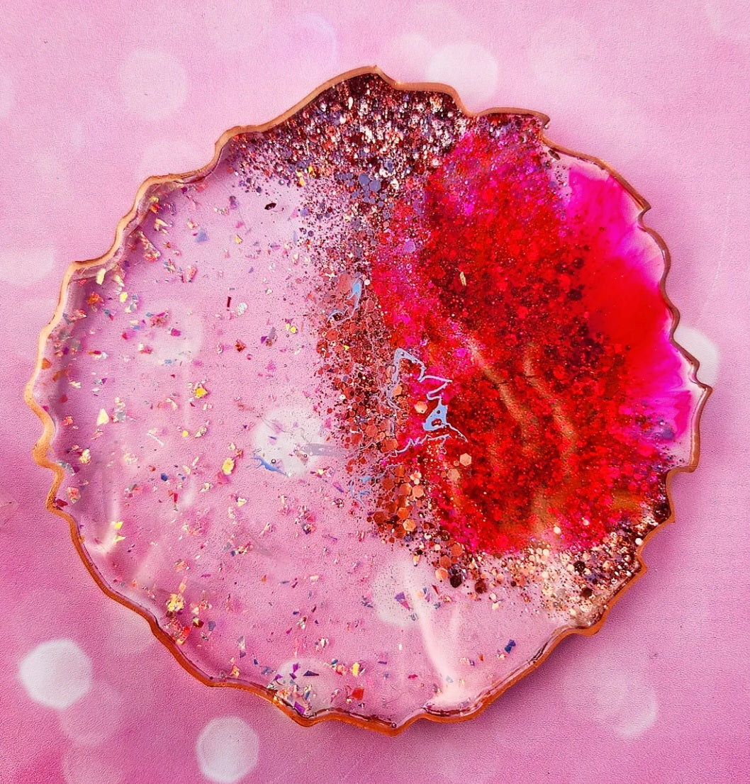 Pink Nebula Coaster