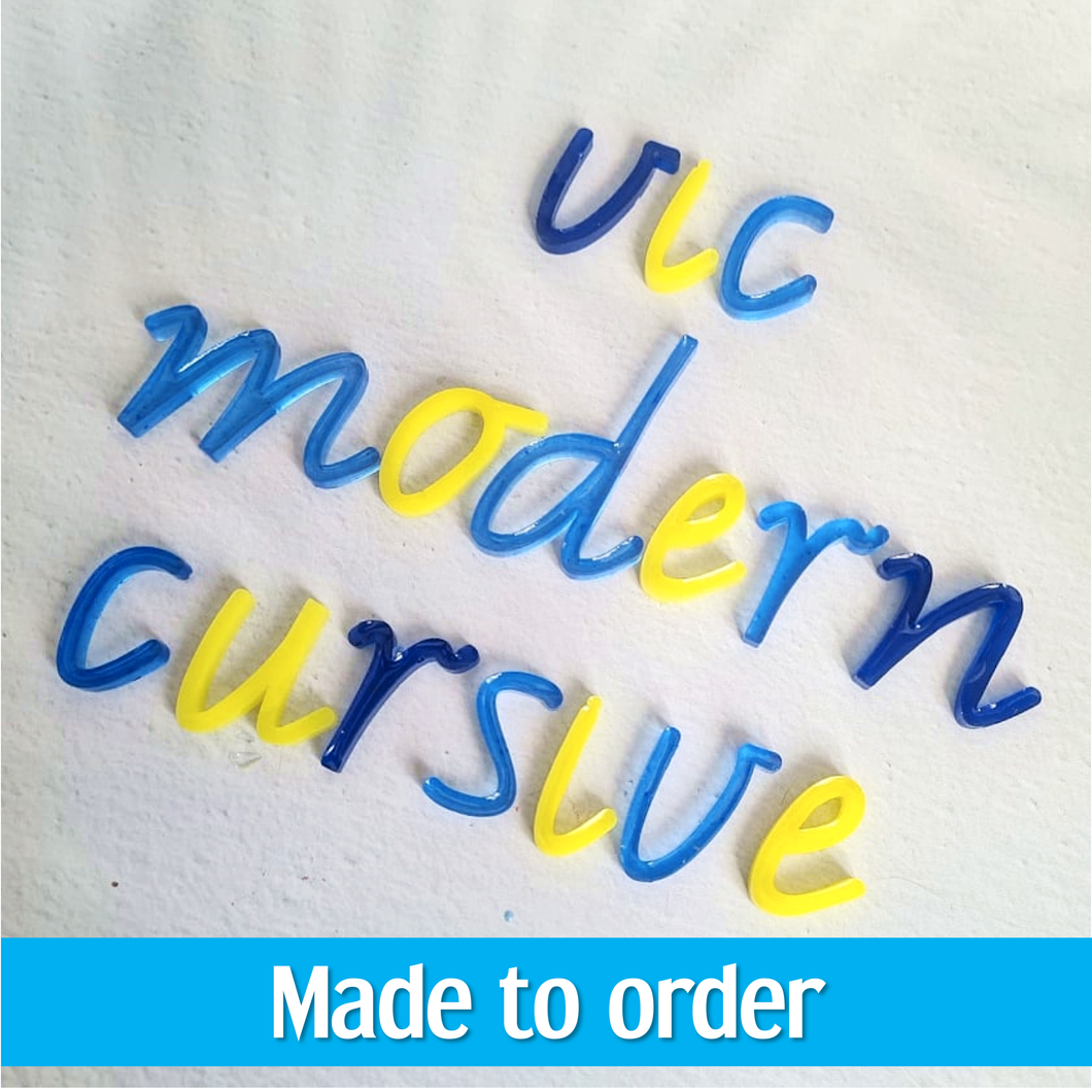 VIC Modern Cursive Letter Set