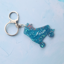 Load image into Gallery viewer, Rollerskate Keyring - Free Personalisation
