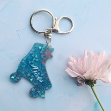 Load image into Gallery viewer, Rollerskate Keyring - Free Personalisation
