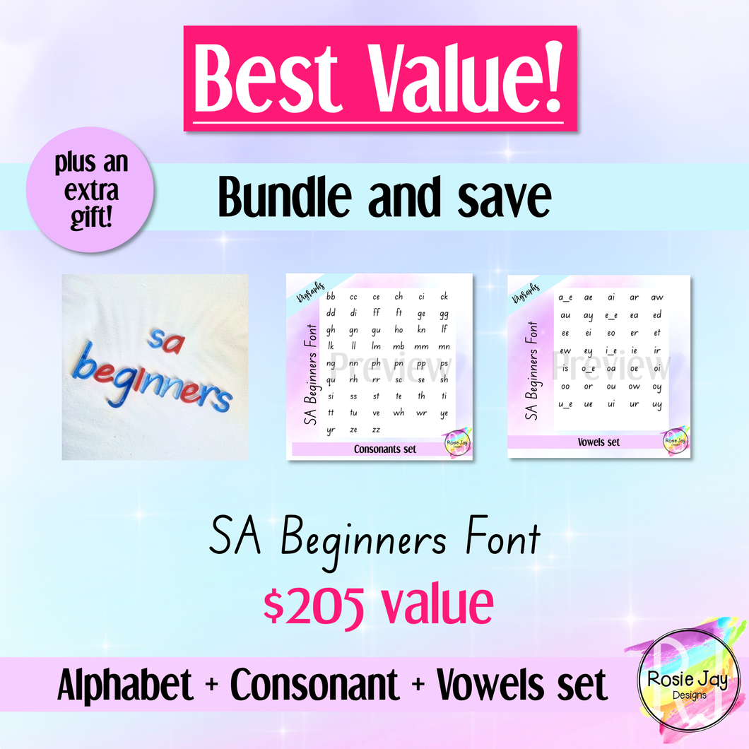 SA Beginners BEST VALUE bundle + 2 FREE GIFTS