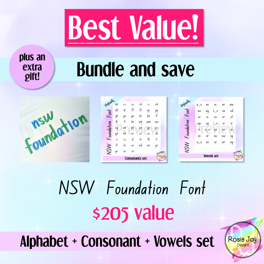 NSW Foundation BEST VALUE bundle + 2 FREE GIFTS